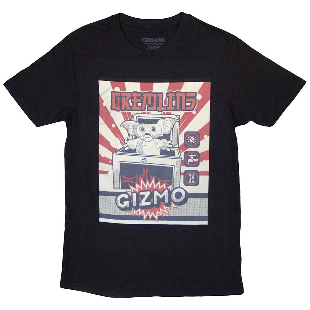 Gremlins - Gizmo Japanese Advert Tshirt Homme - Noir